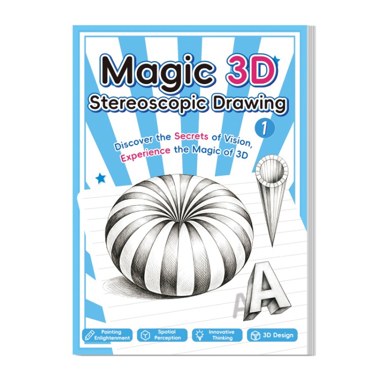 Anglické vydání knihy 3D stereoskopického kreslení