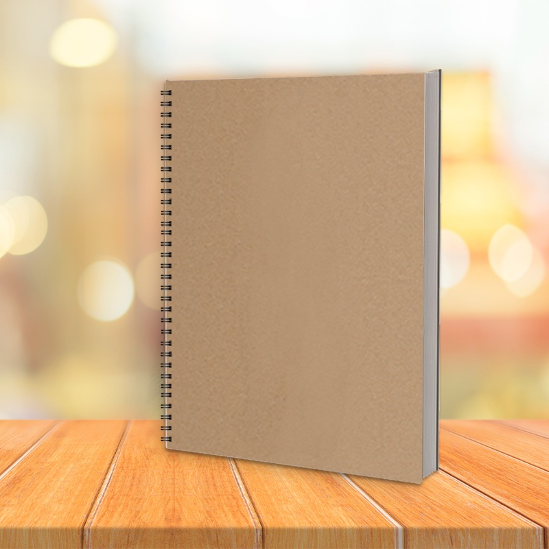 Boční spirála Kraft Paper Sketchbook